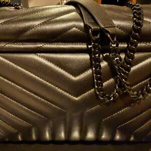 Designers Originals Black Quilted Chain-Handle Shoulder Bag